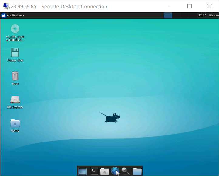 xfce desktop environment through xrdp