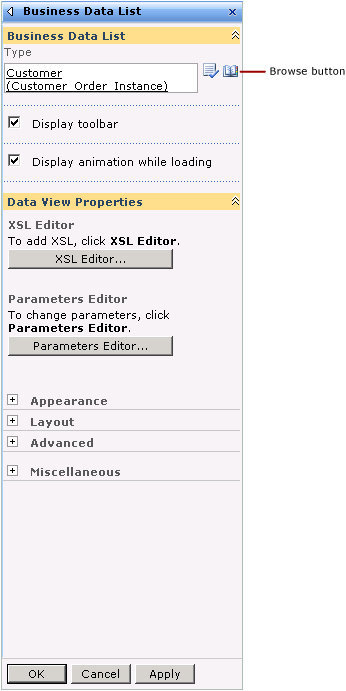 580c58bf-bfc7-4d48-8c62-8ca4eee4ab48 Business Data List tool pane