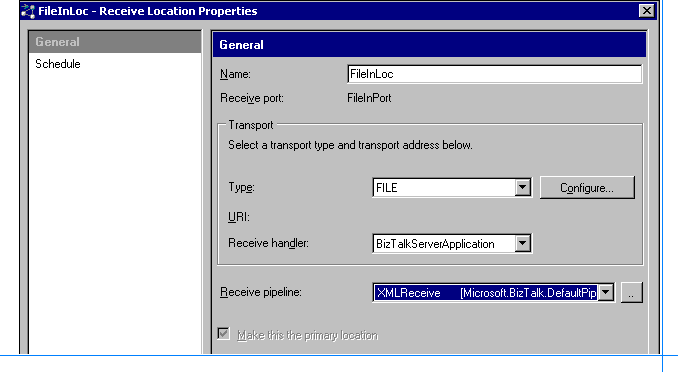 613a5dbc-effe-4827-a72b-d16eef8d0e8a Screenshot that shows where to set the receive location properties.
