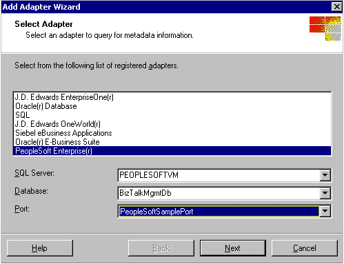 ed0dedc5-a8fb-444c-b884-e310cf56462c Image that shows where to select the PeopleSoftSamplePort.