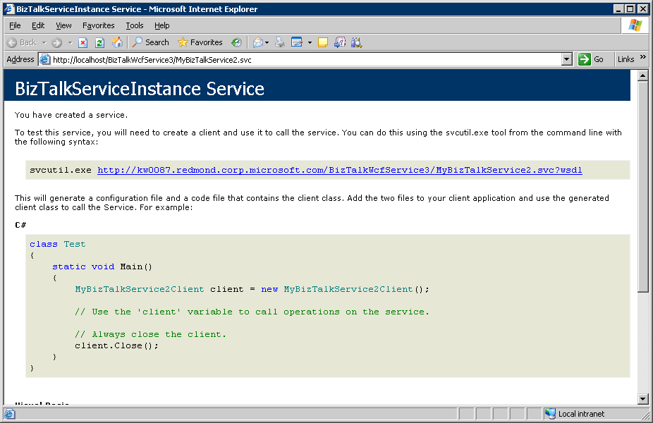 ff0e4ba0-59e7-47d9-a252-2859179f5645 BizTalkServiceInstance Service Screen