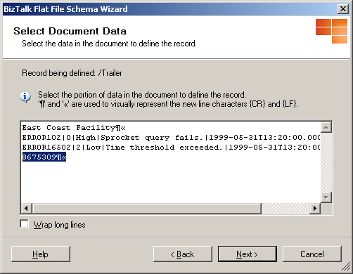 ffwiz_trailer_select_document_data Data selected for trailer schema