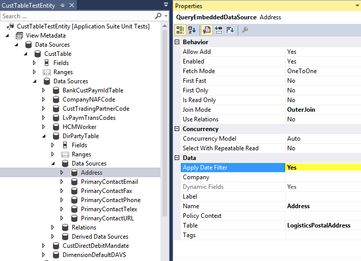 Apply Date Filter = Yes.