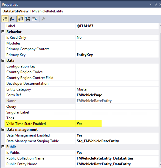 Validate Time State Enabled = Yes.