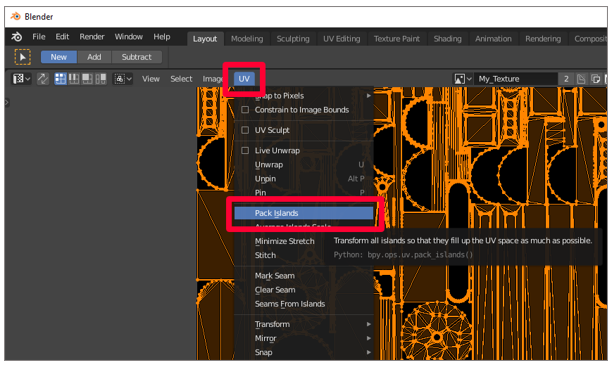 Pack Islands Pack Islands.