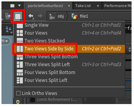 Two Views Side by Side option Two Views Side by Side option.