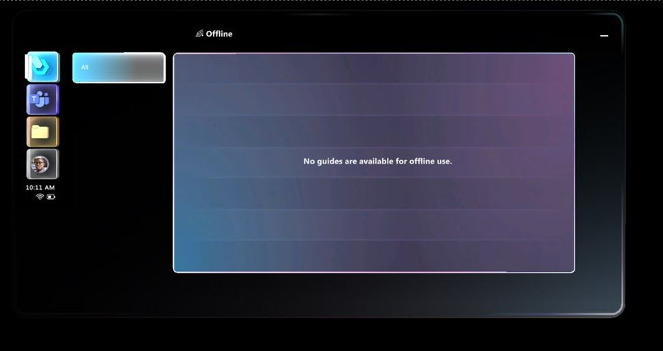 Offline mode Offline mode.
