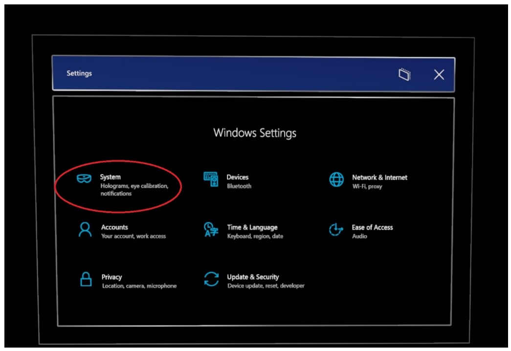 System command selected System command selected.