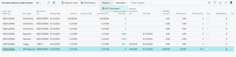 Näyttökuvassa ostoennakkotapahtumia