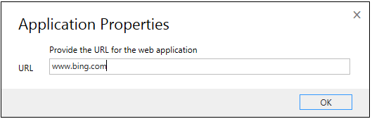 Application properties for Bing Application properties for Bing.