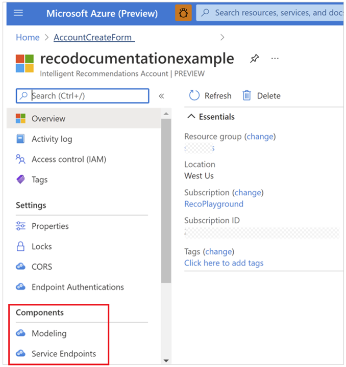 Modeling and Serving resources Modeling and Serving resources