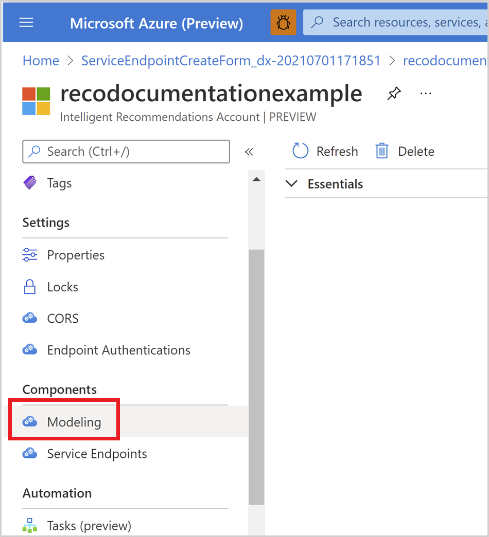 Create Modeling Create Modeling
