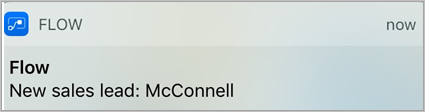 Screenshot of a notification mail or a push notification.