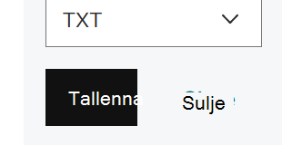 Näyttökuva kohdasta, jossa valitset Tallenna lisätäksesi toimialueen vahvistuksen TXT-tietueen.