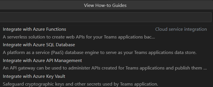 Screenshot shows the Cloud service integration options in View How-to Guides.