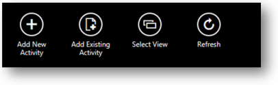 Activity sub-grid commands in Dynamics 365 for tablets Activity sub-grid commands in Dynamics 365 for tablets.