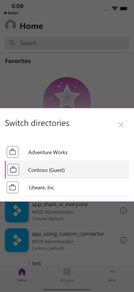 Luettelo hakemistoista.