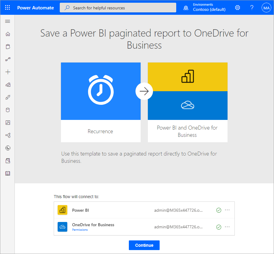 Sivutetun raportin tallentaminen OneDrive for Businessiin tai SharePoint  Onlineen - Power BI | Microsoft Learn