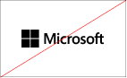 Näyttökuva luvattomasta harmaasta Microsoft-logosta