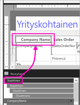 Screenshot showing Select static group.