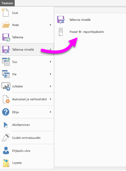 Kuvakaappaus PBI RS -tallennuksesta.