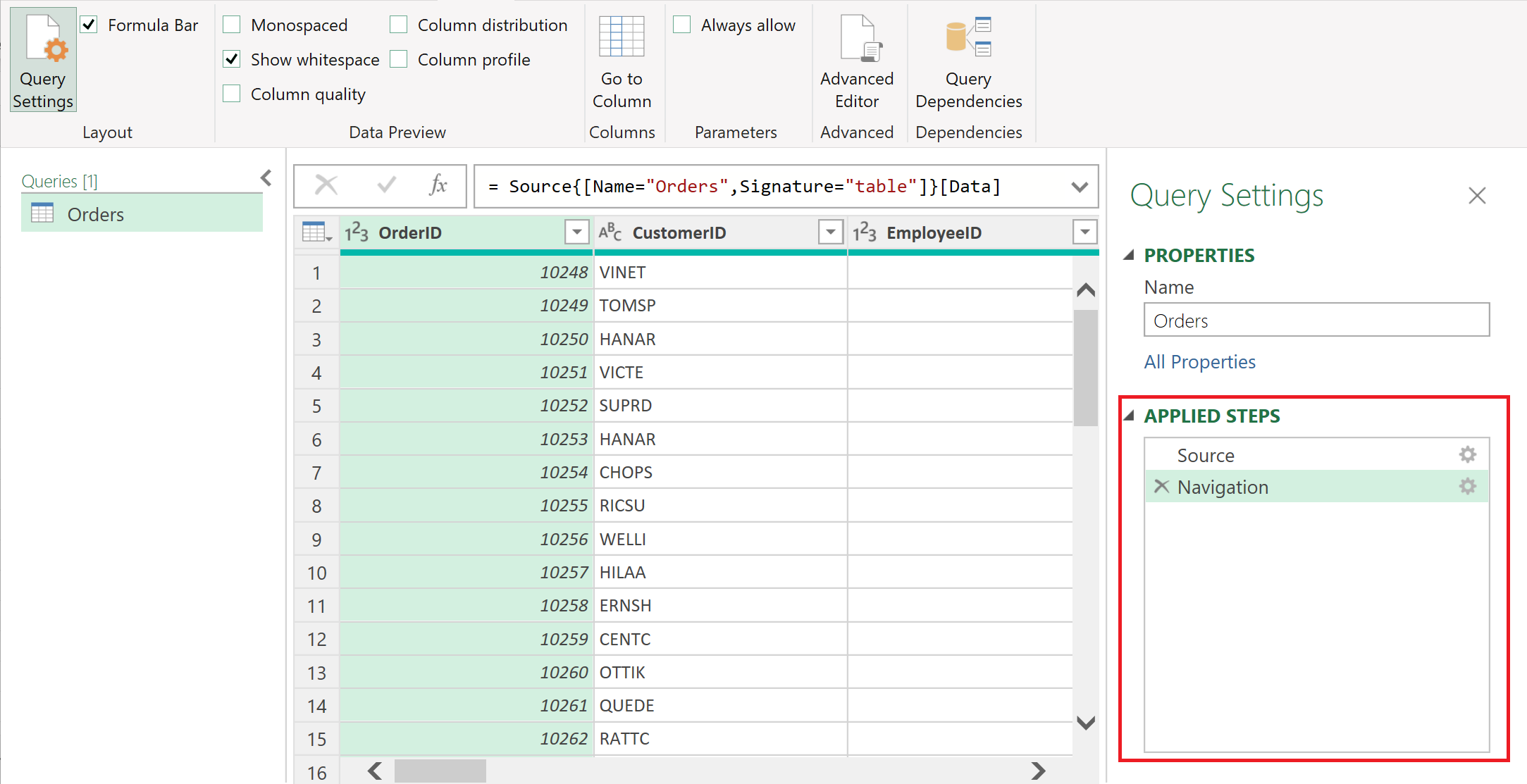 Power Bi Query Editor Copy Applied Steps