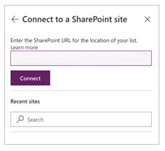 SharePoint-sivuston URL-osoite.