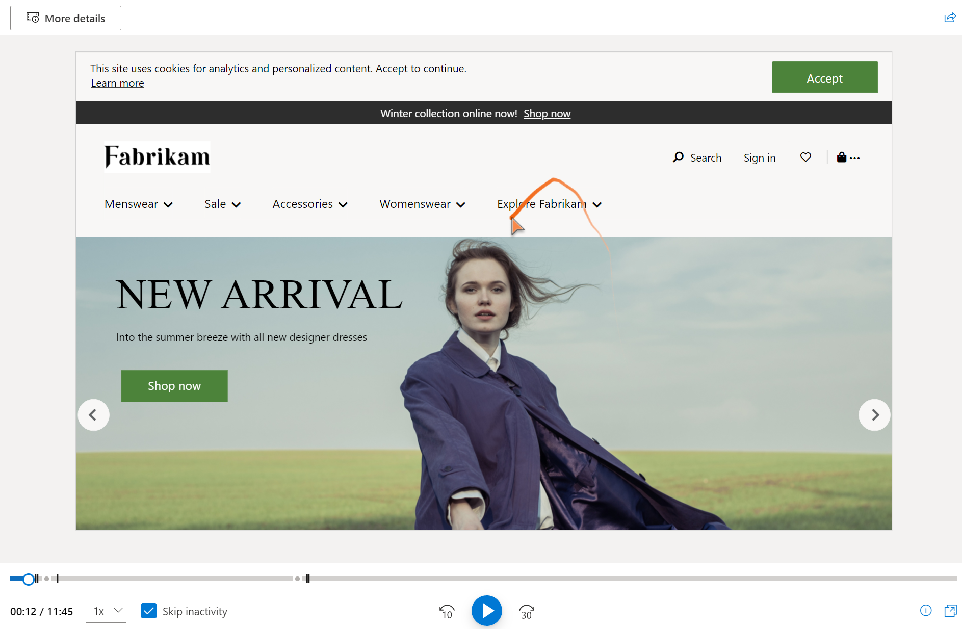 Clarityn käyttäjäistuntotallenteet ovat anonyymeja mutta todellisia käyttäjän vuorovaikutustallenteita Clarityn käyttäjäistuntotallenteet ovat anonyymeja mutta todellisia käyttäjän vuorovaikutustallenteita