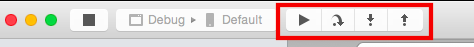 The Debug tools enable the developer to get control over the program’s execution