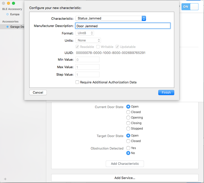Configuring the required settings