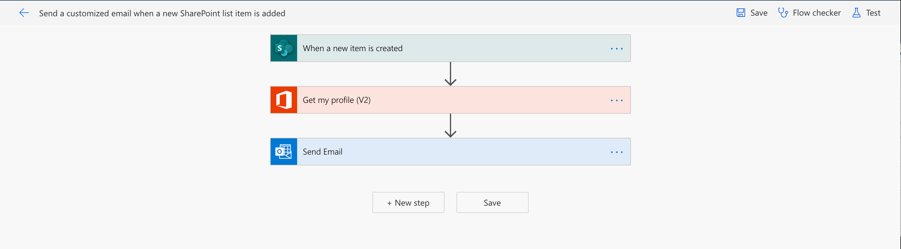 Flow designer - send email when an item is added in a list - flow designer