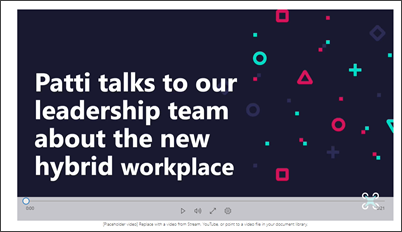 Image of the video on the site