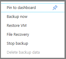 Screenshot that shows the open ellipsis menu for common tasks.