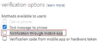 Screenshot that shows how to remove the notification through mobile app option.
