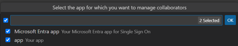 Screenshot shows the Add project owner.