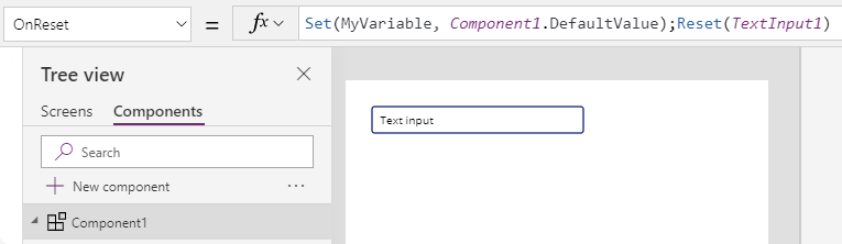 OnReset property OnReset property.