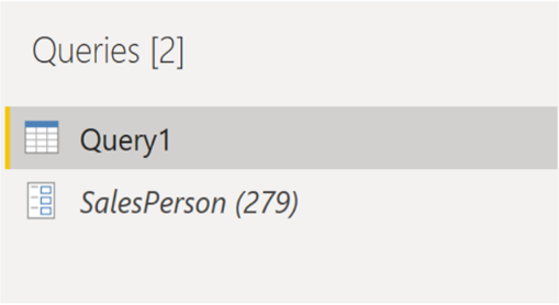 New query for parameter