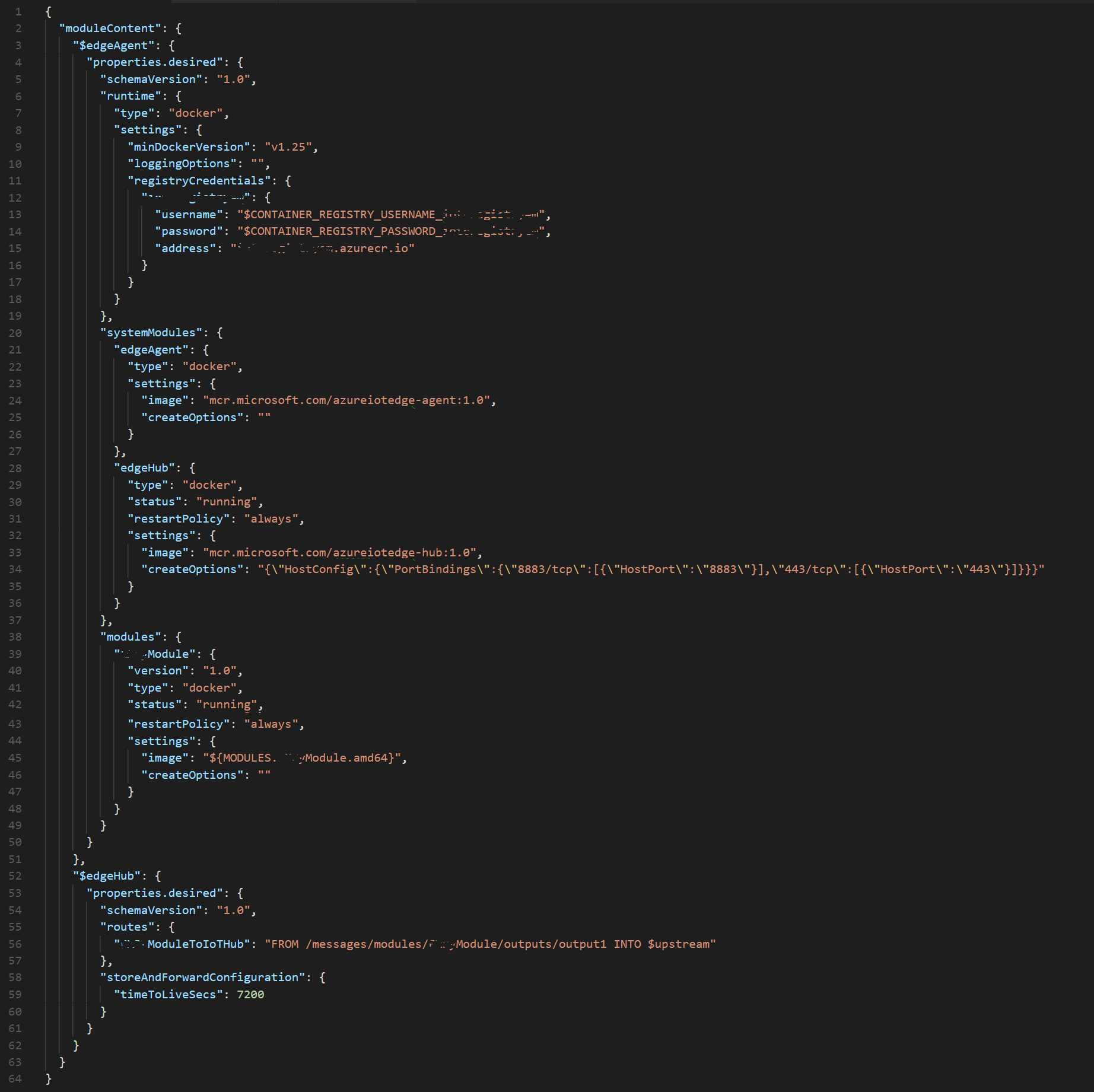 Screenshot that shows the command window with the circled red lines deleted.