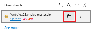 Icône « Paramètres et plus » dans la barre d’outils de Microsoft Edge