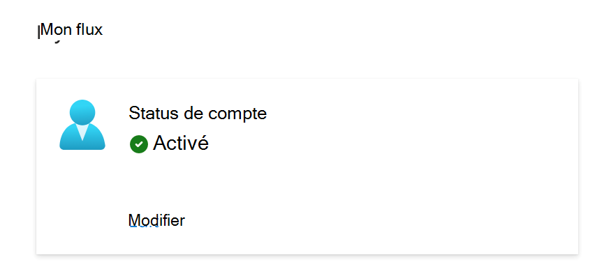 Capture d’écran des utilisateurs activés.