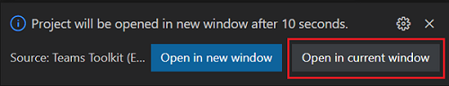 Nouvelle notification de fenêtre
