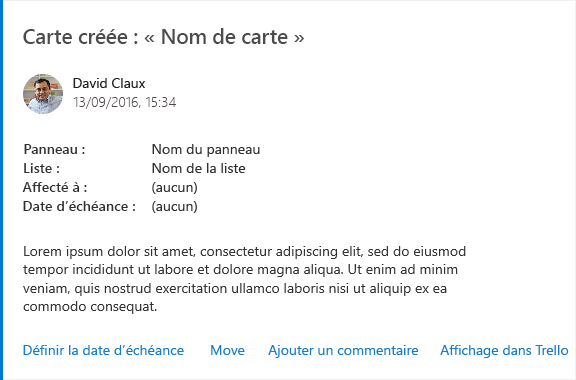 Exemple de carte Trello.