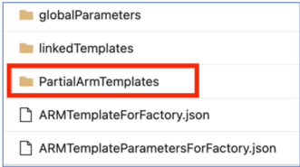 Diagramme du dossier «&nbsp;PartialArmTemplates&nbsp;».