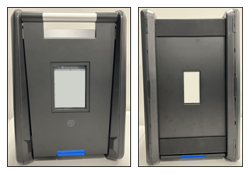 Photographie montrant les vues arrière d’un appareil Azure Data Box Next-gen.