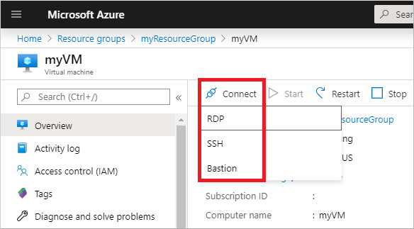 Se connecter à une machine virtuelle Windows à l’aide de Bastion dans le Centre d’administration Microsoft Entra