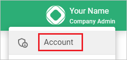 Capture d’écran de la page de compte Recnice.