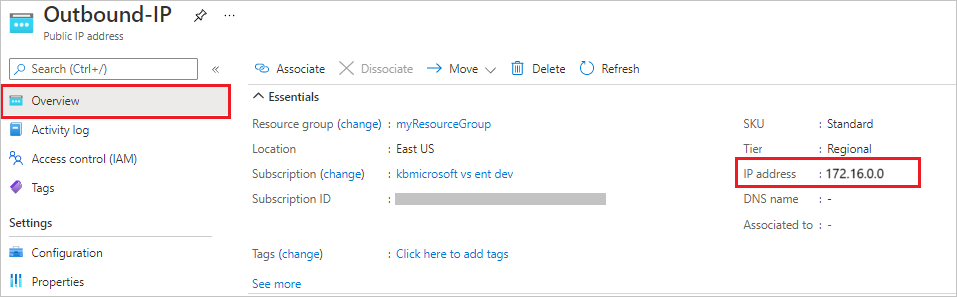Afficher l’adresse IP publique