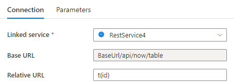 Capture d’écran montrant une autre configuration permettant d’envoyer plusieurs demandes dont les variables sont dans l’URL absolue.