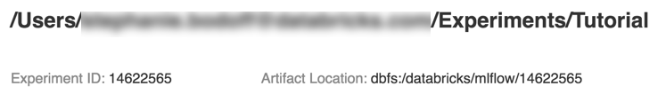 Identifiant d’expérience