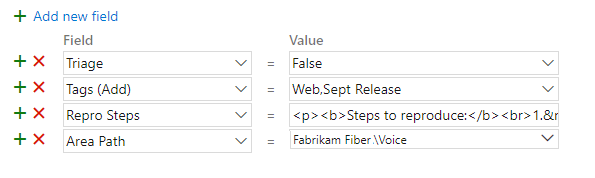 Définir le champ personnalisé triage sur False.